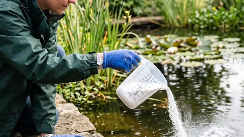 Testing koi pond water for KH and alkalinity